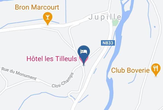 Luxemburg Province - Hotel Les Tilleuls Maps