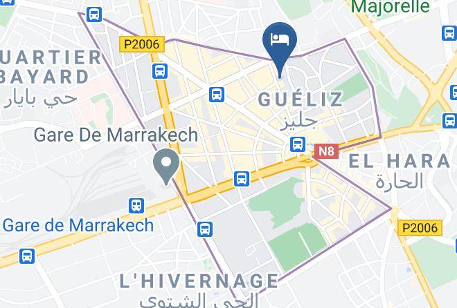 Marrakesh - Hotel Les Trois Palmiers Maps