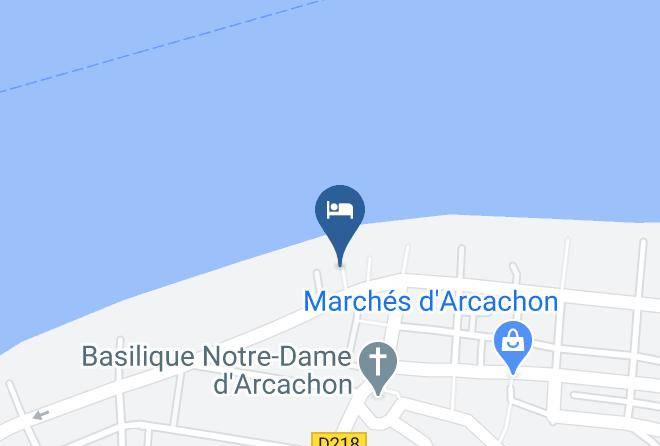 Hotel Les Vagues Map