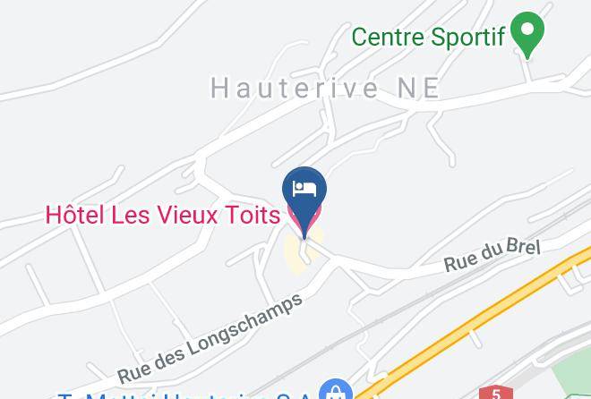 Neuchatel District - Hotel Les Vieux Toits Maps
