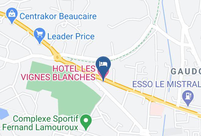 Gard - Hotel Les Vignes Blanches Maps