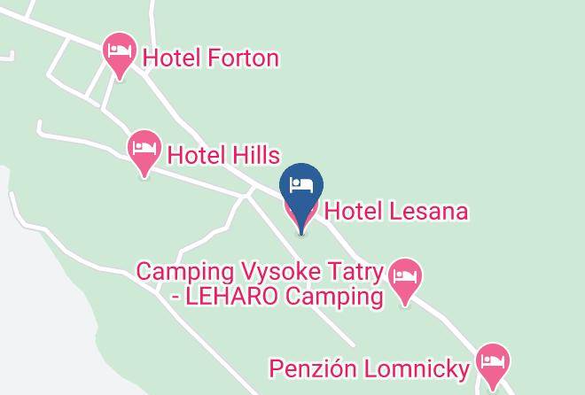 Kezmarok - Hotel Lesana Maps