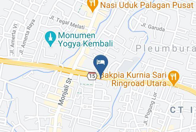 Sleman - Hotel Lestari Indah Maps