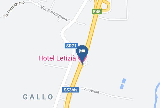Hotel Letizia Map