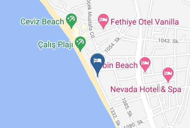 Fethiye - Letoon Hotel Maps