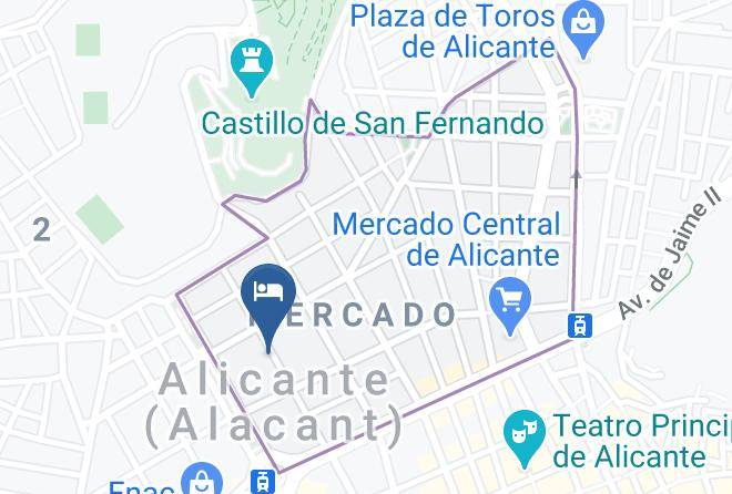 Alicante - Hotel Leuka Maps