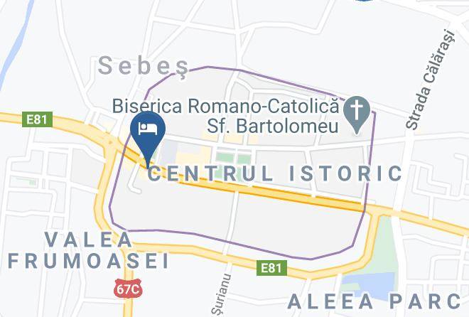 Hotel Leul De Aur Sebes Map