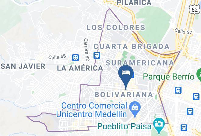 Medellin - Hotel Leuroz Maps