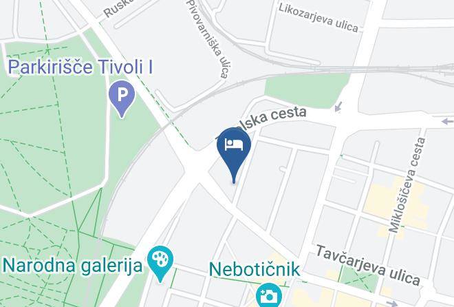 Ljubljana - Hotel Lev Maps