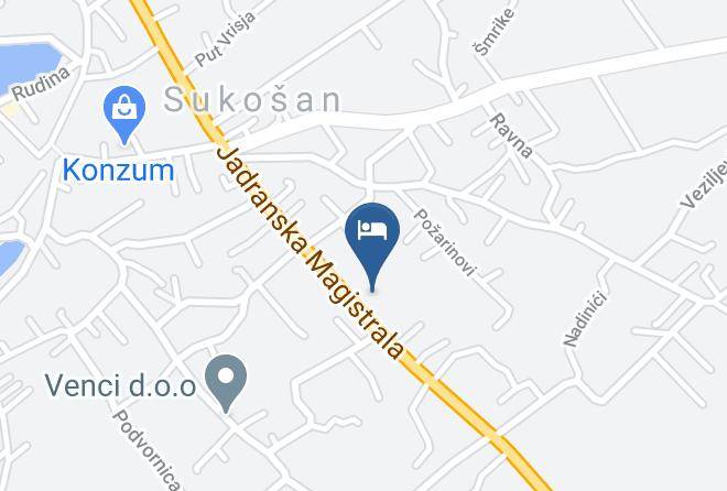 Sukosan - Hotel Levant Maps