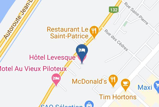 Riviere Du Loup Regional County Municipality - Hotel Levesque Maps
