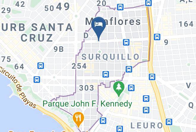 Miraflores - Hotel Lexus Maps
