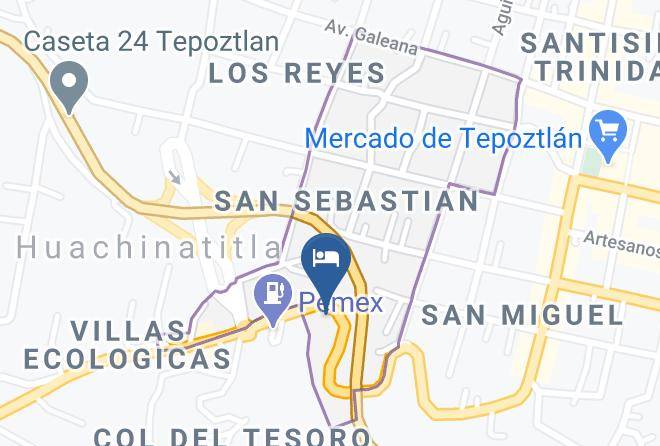 Tepoztlan - Hotel Leyenda Del Tepozteco Maps