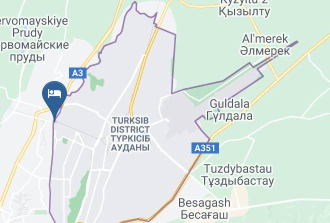 Almaty City - Hotel Leyla Almaty 1 Maps