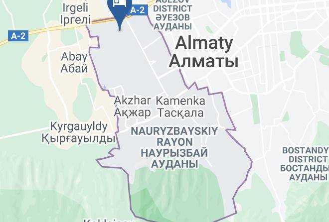 Almaty City - Hotel Leyla Maps
