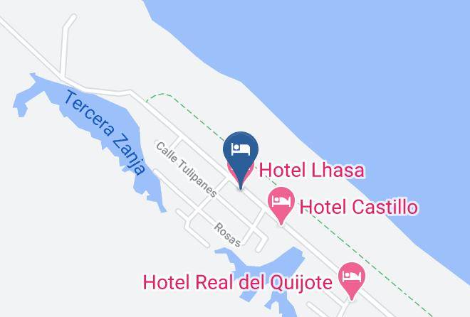 Tecolutla - Hotel Lhasa Maps