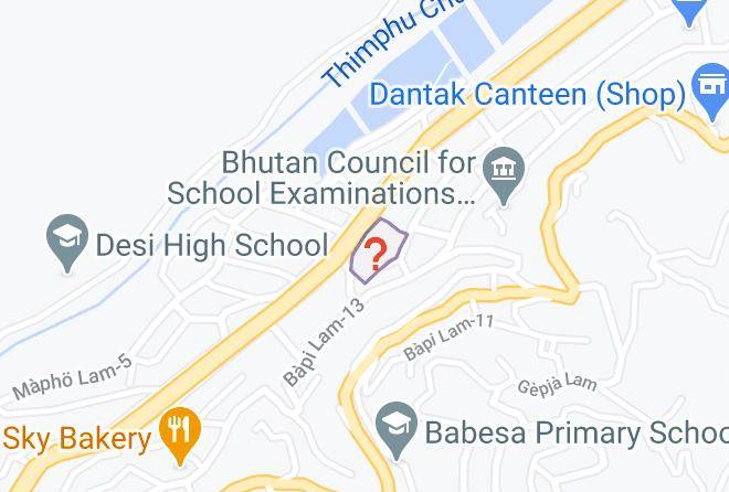 Thimphu - Hotel Lhayul Maps