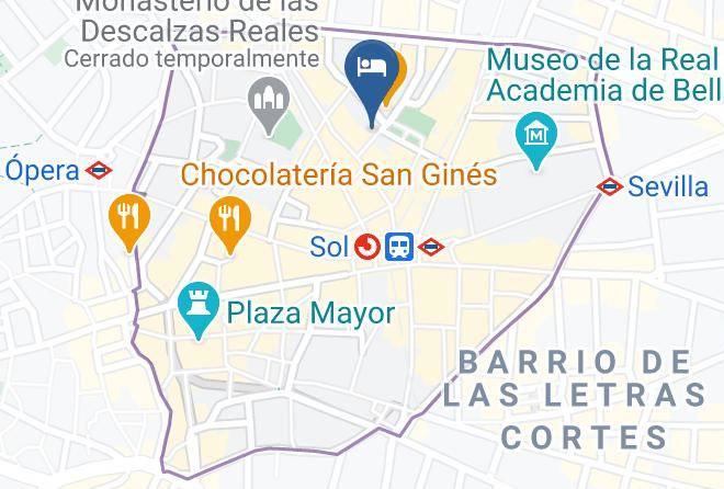 Madrid - Liabeny Hotel Madrid Maps