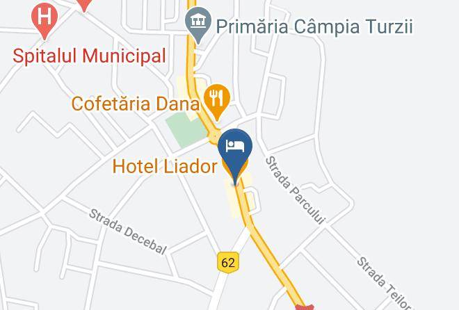Campia Turzii - Hotel Liador Maps