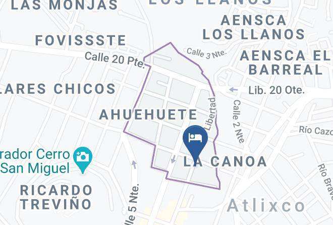 Atlixco - Hotel Libertad Maps