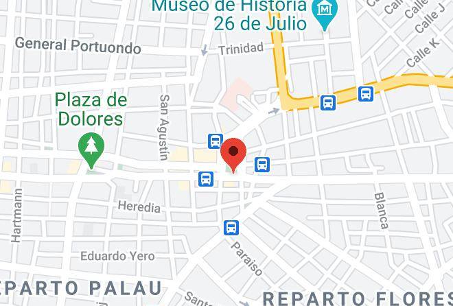 Santiago De Cuba - Hotel Libertad Maps
