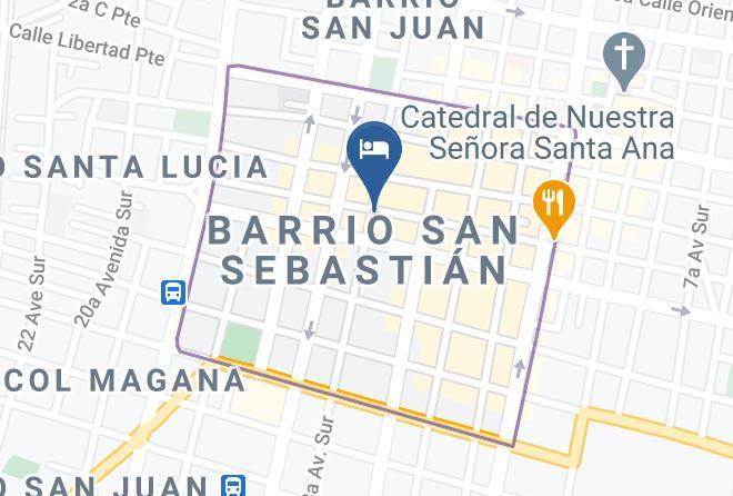 Santa Ana - Hotel Libertad Maps