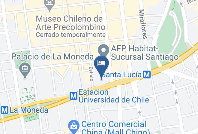 Santiago - Hotel Libertador Maps