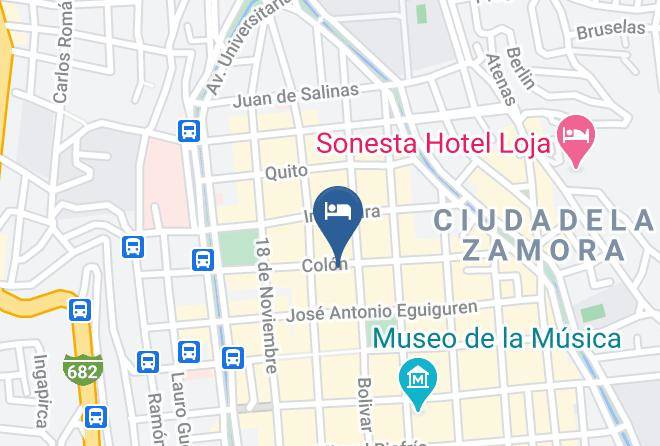 Loja - Hotel Libertador Maps