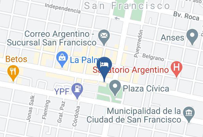 San Justo Department - Hotel Libertador Maps