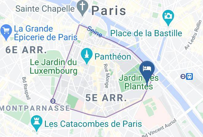 Paris - Hotel Libertel Austerlitz Jardin Des Plantes Maps