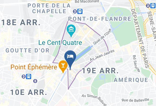 Paris - Hotel Libertel Canal Saint Martin Maps
