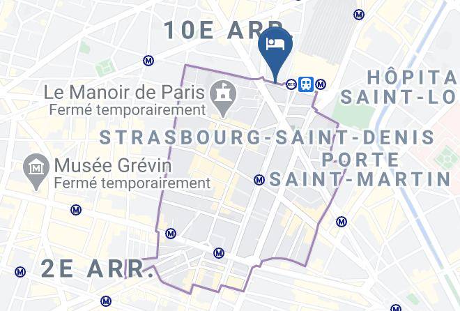 Paris - Hotel Libertel Gare De L'est Francais Maps