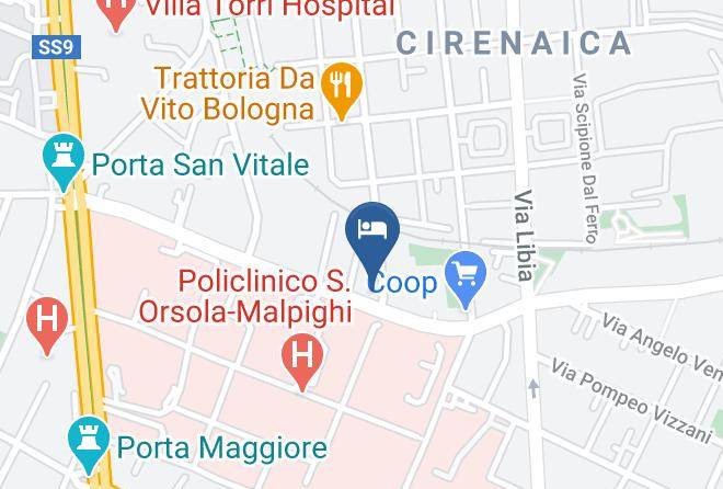 Bologna - Hotel Liberty 1904 Maps