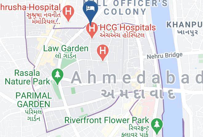 Ahmadabad - Hotel Liberty Maps