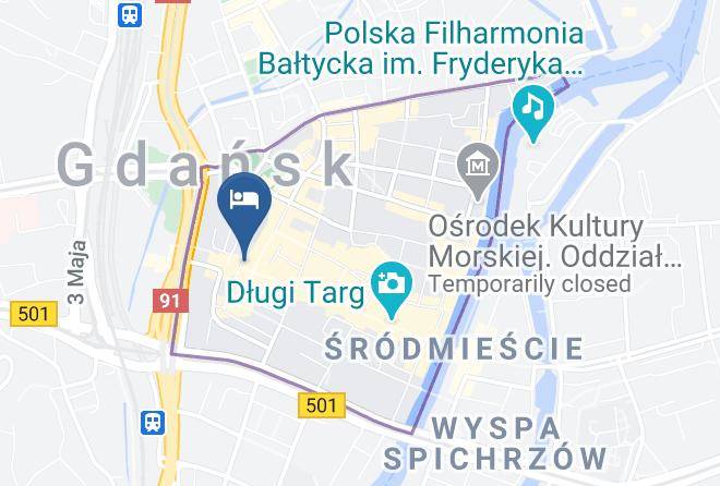 Gdansk - Hotel Liberum Maps