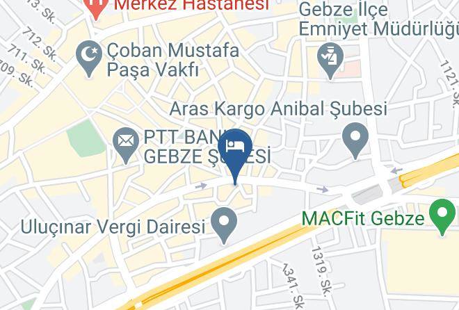 Gebze - Atasayan Otel Maps