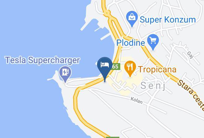 Senj - Hotel Libra Maps