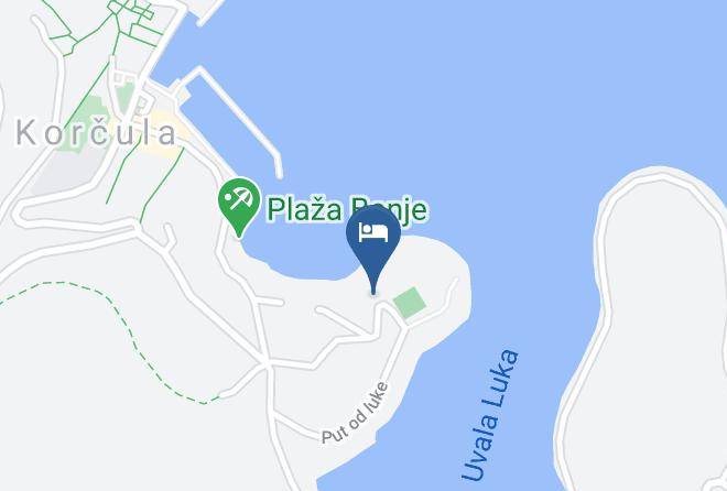 Korcula - Hotel Liburna Maps