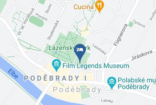 Nymburk - Hotel Libuse Maps
