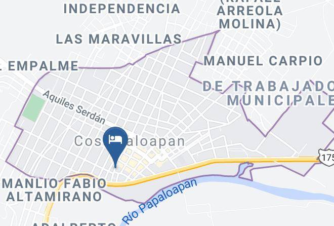 Cosamaloapan De Carpio - Hotel Licona Maps
