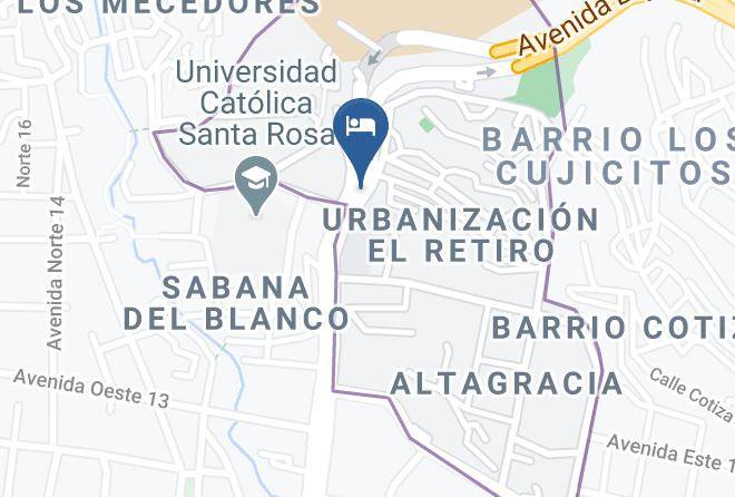 Caracas - Hotel Lider Maps