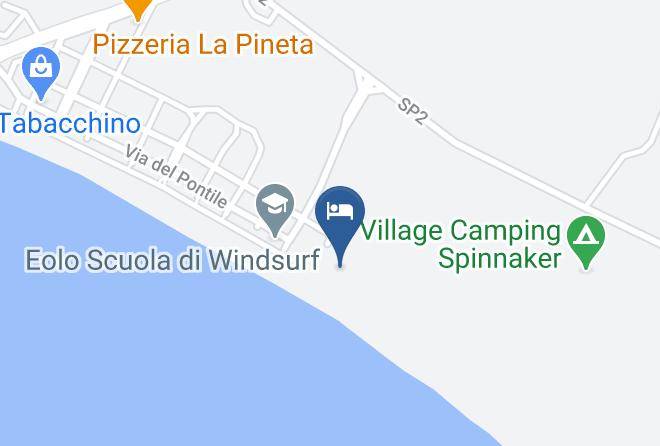 Oristano - Hotel Lido Beach Maps
