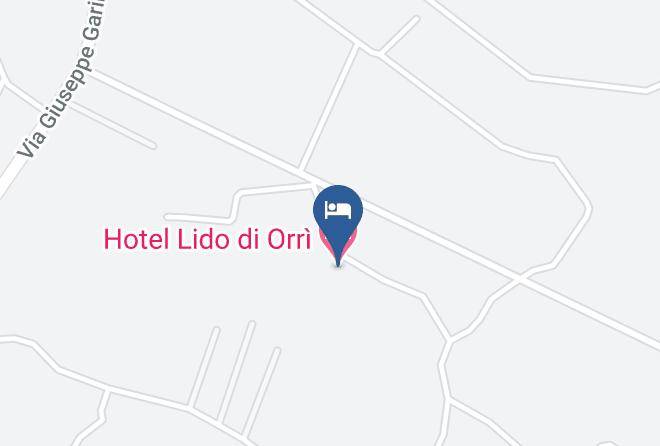 Nuoro - Hotel Lido Di Orri Maps