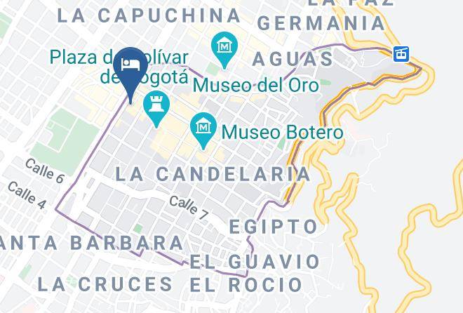 Bogota - Hotel Lido Maps