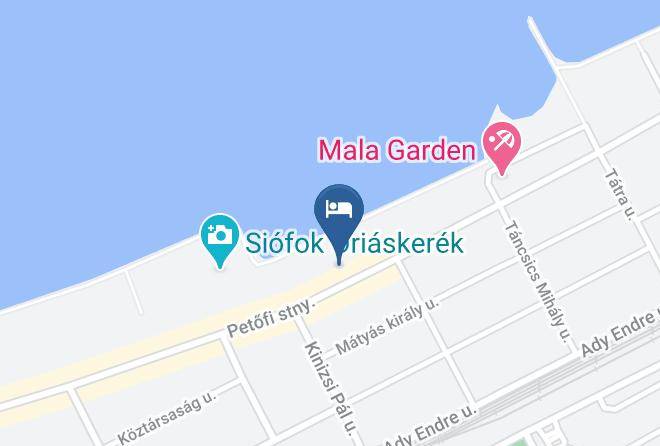 Siofok - Hotel Lido Siofok Maps