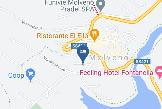 Trento - Hotel Lido Maps