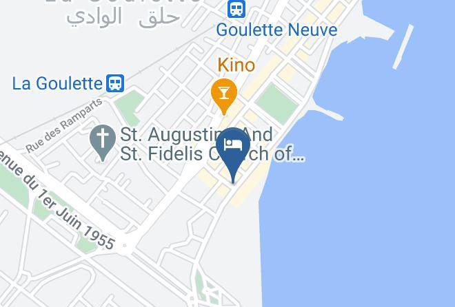Tunis - Hotel Lido Maps