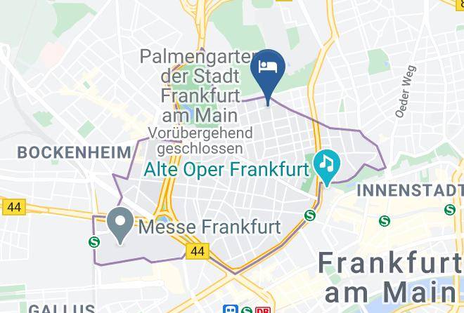 Frankfurt Am Main - Hotel Liebig Maps