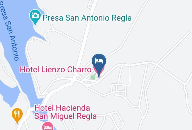 Huasca De Ocampo - Hotel Lienzo Charro Maps