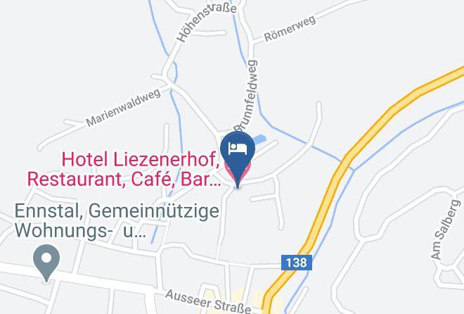 Hotel Liezenerhof Restaurant Cafe Bar Catering Map